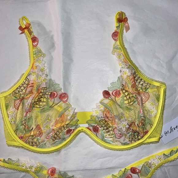 2pcs Set For Love and Lemons Mirabelle Lingerie Set - Picture 9 of 16